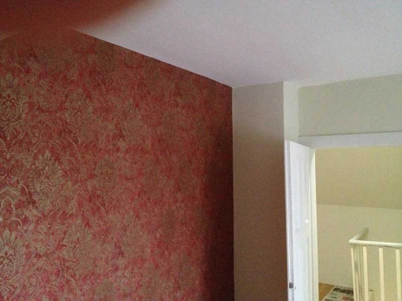 Innenräume mit Tapete